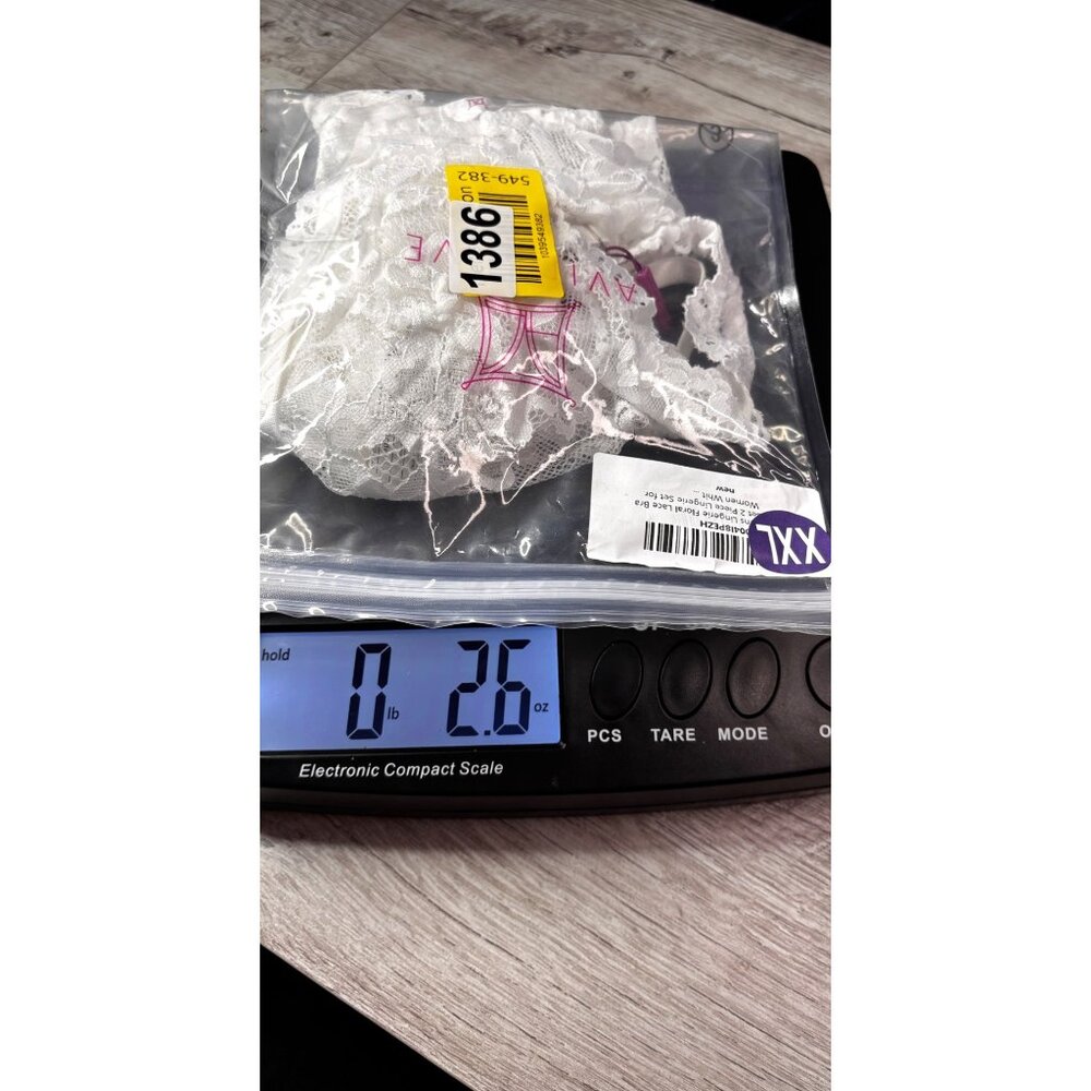 Gorgeous Sexy Lace Floral Bra and Panty Set XXL- SO PRETTY! AvidLove (1386) - Picture 4 of 4